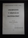 Osobnosti v dějinách matematiky - náhled