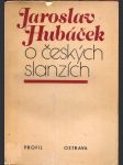 O českých slanzích hubáček jaroslav - náhled