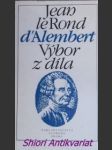 Výbor z díla - d´alembert jean le rond - náhled