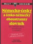 Česko-německý a německo-český oboustranný slovník - náhled