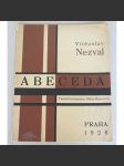 Abeceda - Taneční komposice Milča Mayerová - Cyklus básní s tanečními komposicemi Milči Mayerové, v typografické úpravě, obálce a s fotomontážemi Karla Teigeho, s fotografiemi K. Paspy [obálka Karel Teige] - náhled