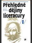 Přehledné dějiny literatury i. balajka bohuš - náhled