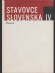 Stavovce Slovenska IV - náhled