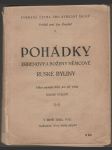 Pohádky Erbenovy a Boženy Němcové Ruské byliny - náhled