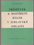 Příspěvek k rozšíření hálek v jihlavské oblasti - náhled