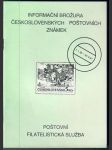 Informační brožura československých poštovních známek - náhled