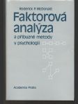 Faktorová analýza - náhled