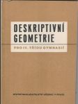 Deskriptivní geometrie pro IV. třídu gymnasií - náhled