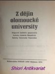 Z dějin olomoucké university - kolektiv pracovníků katedry historie ff up - náhled