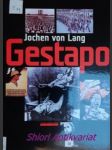 GESTAPO nástroj teroru - LANG Jochen von - náhled