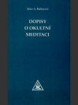 Dopisy o okultní meditaci baileyová alice - náhled