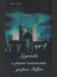 Legenda o písaní testamentu grófom Pálfim - náhled