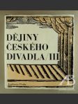 Dějiny českého divadla III - náhled