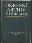 Okresní archiv v Příbrami Průvodce - náhled