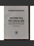 Matematika pro bakaláře - náhled