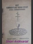 Nový demokratický návrh ústavy církve československé - lemberk v. - náhled