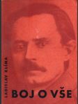 Boj o vše: deníky a korespondence s přáteli z let 1909 až 1917 - náhled