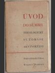 Úvod do summy theologické sv. Tomáše Akvinského - náhled