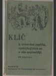 Klíč k určování rostlin, vyskytujících se u nás nejčastěji - náhled