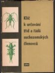 Klíč k určování tříd a řádů suchozemských členovců - náhled