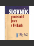 Slovník pomístních jmen IV. (Bíg - Bož) - náhled