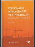 Personální management ve stavebnictví - náhled