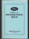 Instruktions - Buch - FORD-Modell  - Faksimile vydání z r.1930 - náhled