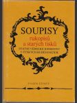 Soupisy rukopisů a starých tisků Státní vědecké knihovny v Českých Budějovicích - náhled