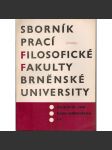 Sborník prací...roč. IX/1960, filosofická fakulta Brněnské university, řada uměnovědná F4 - náhled