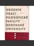 Sborník prací...roč. XI/1962, filosofická fakulta Brněnské university, řada uměnovědná F6 - náhled