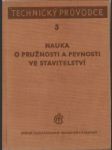 Nauka o pružnosti a pevnosti ve stavitelství - náhled