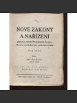 Nové zákony a nařízení platné na území Protektorátu Čechy a Morava a potřebné pro policejní službu, rok 1942 - náhled