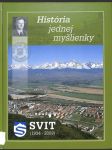 Svit - História jednej myšlienky (1934 - 2009) - náhled