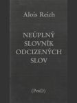 Neúplný slovník odcizených slov - náhled