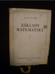 Základy matematiky I - náhled