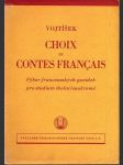 Choix de contes francais - výbor francouzských povídek vojtíšek fr. - náhled