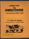 La porte étroite - náhled