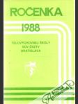 Ročenka telovýchovnej školy SÚV ČSZTV Bratislava 1988 - náhled