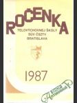 Ročenka telovýchovnej školy SÚV ČSZTV Bratislava 1987 - náhled