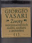 Životy nejvýznačnějších malířů, sochařů a architektů I.-II. (2 sv.) - náhled