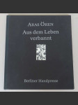 Aus dem Leben verbannt [linoryty; umění; turecká literatura; Německo; Turci; beletrie] - náhled