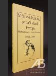 Máme-li kulturu, je naší vlastí Evropa. Herbartismus a česká filosofie - náhled