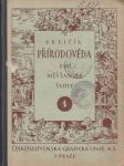 Přírodověda pro měšťanské školy 1. - náhled