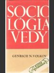 Sociológia vedy - náhled