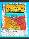 Co v slovnících nenajdete - náhled