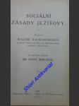 Sociální zásady ježíšovy - rauschenbusch walter - náhled