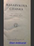 Masarykova čítanka - díl i-ii - obrátil karel jaroslav - náhled