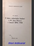 Z dějin vědeckého bádání o m. janu husovi v letech 1890-1918 - beran jiří - náhled