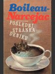 Poslední stránka deníku boileau-narjeac - náhled