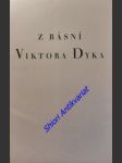 Z básní viktora dyka - dyk viktor - náhled